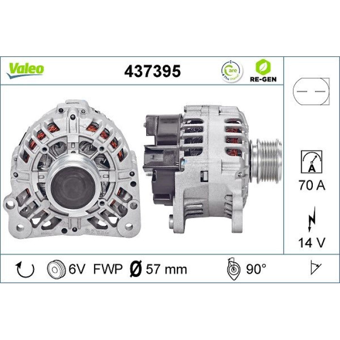 Valeo Lichtmaschine 437395 Valeo Lichtmaschine 437395