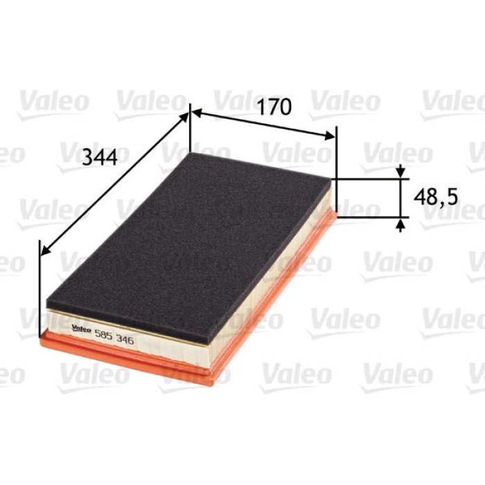 Valeo Luftfilter 585346 Valeo Luftfilter 585346