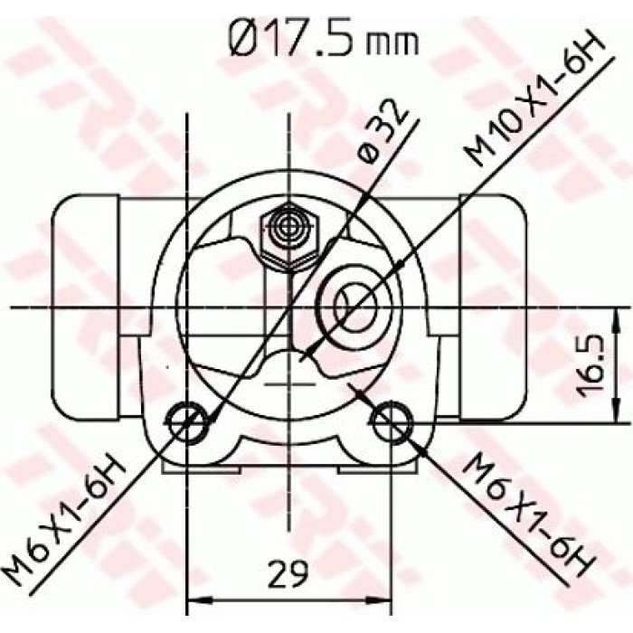 TRW Radbremszylinder BWC248 TRW Radbremszylinder BWC248