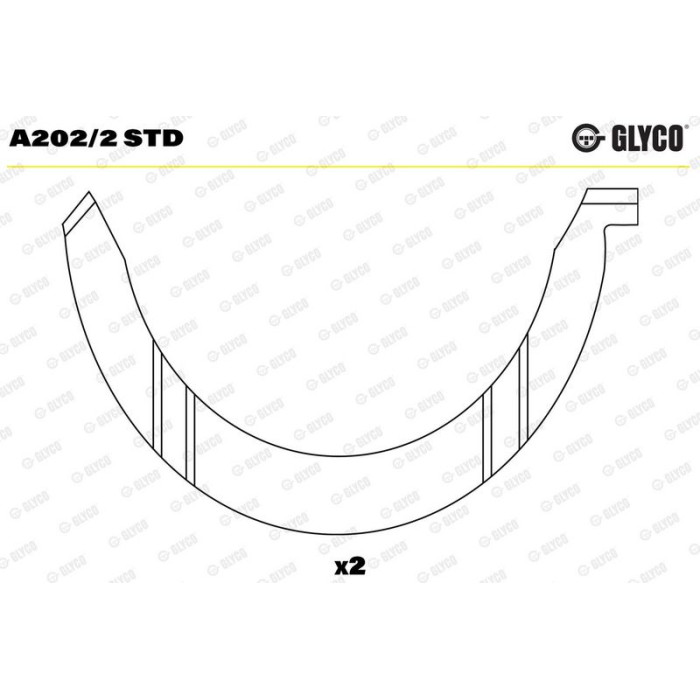 GLYCO Distanzscheibe, Kurbelwelle A202/2 STD GLYCO Distanzscheibe, Kurbelwelle A202/2 STD