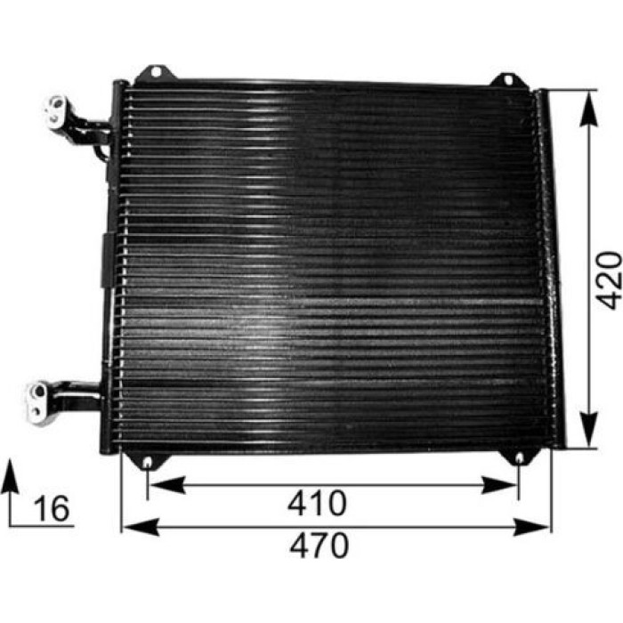 MAHLE Kondensator, Klimaanlage AC 251 000P MAHLE Kondensator, Klimaanlage AC 251 000P