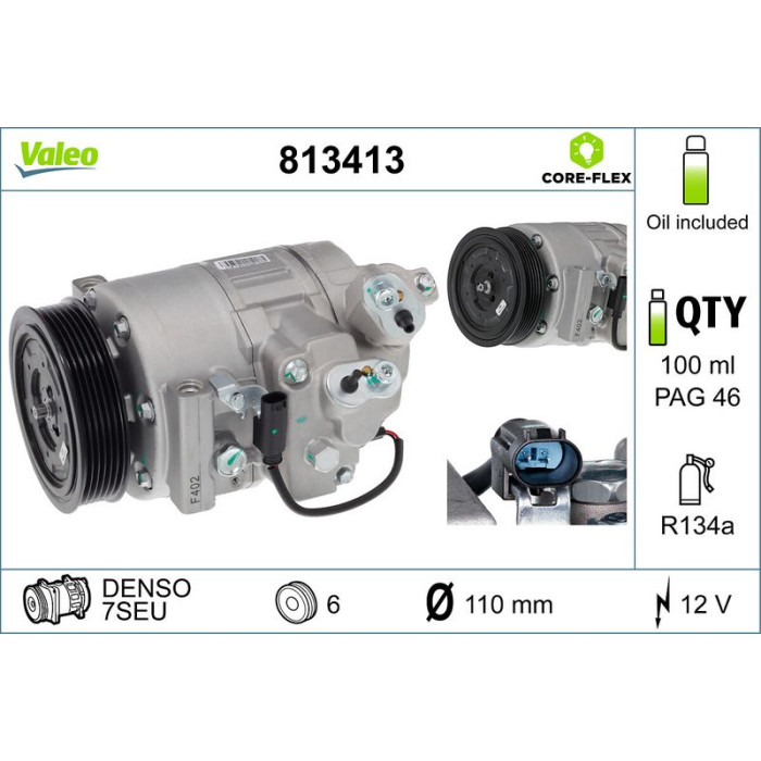Valeo Kompressor 813413 Valeo Kompressor 813413