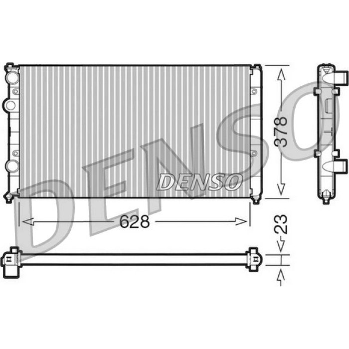 DRM32035 Denso Motorkühler DRM32035 DRM32035 Denso Motorkühler DRM32035