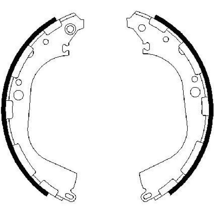 Bosch Bremsbacken 0 986 487 464 Bosch Bremsbacken 0 986 487 464