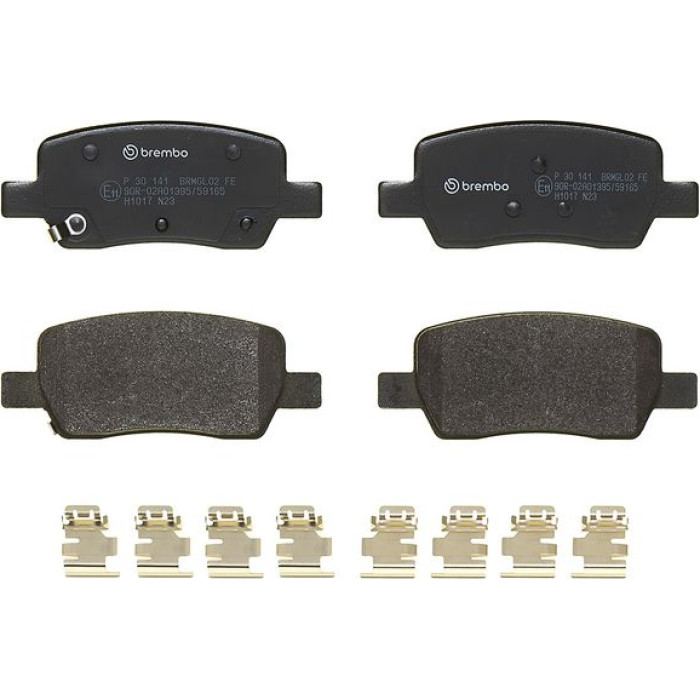 BREMBO Bremsbelagsatz, Scheibenbremse P 30 141