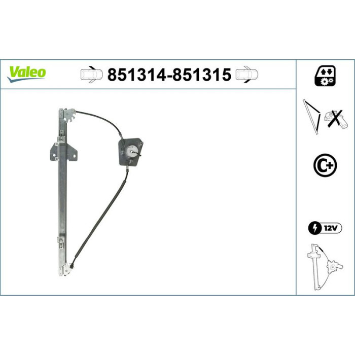 VALEO 851315 Fensterheber VALEO 851315 Fensterheber