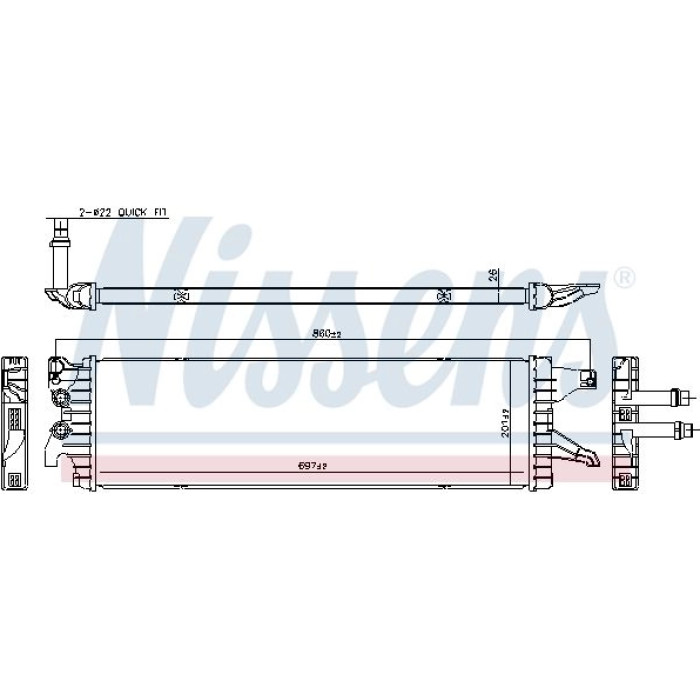 Nissens Wasserkühler PKW 65347 Nissens Wasserkühler PKW 65347