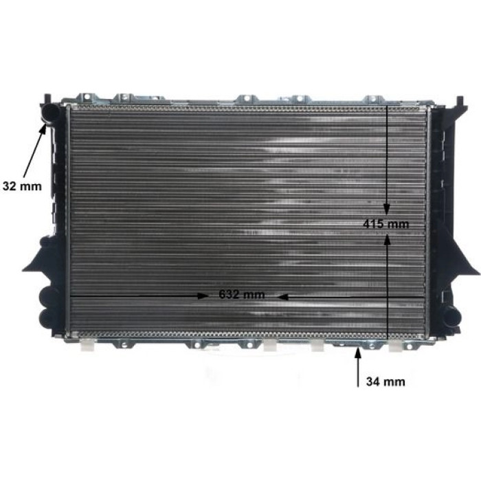 MAHLE Kühler, Motorkühlung CR 591 000S MAHLE Kühler, Motorkühlung CR 591 000S
