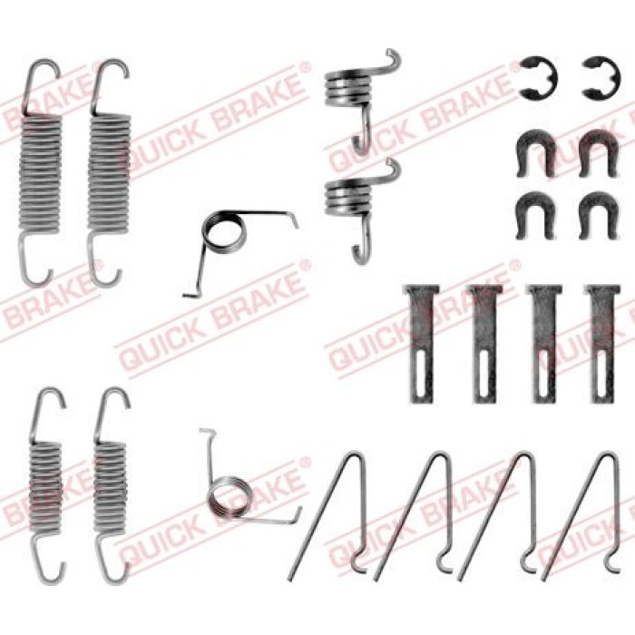 Quick Brake Zubehörsatz für Bremsbacken 105-0703 Quick Brake Zubehörsatz für Bremsbacken 105-0703