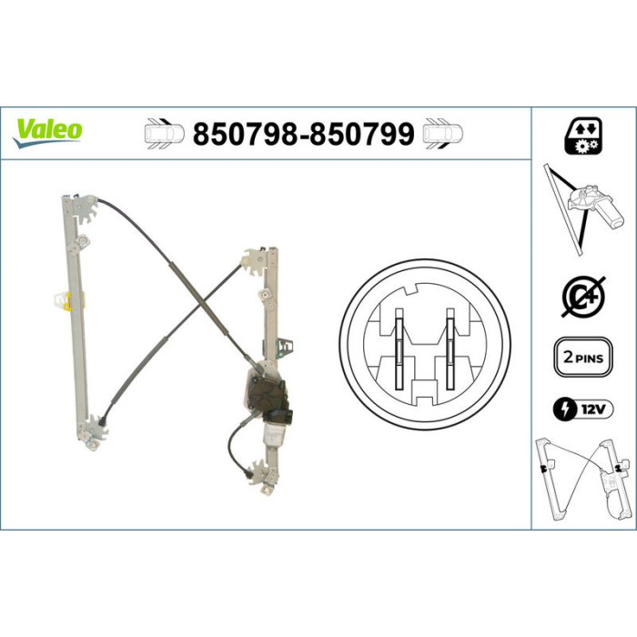 VALEO 850799 Fensterheber VALEO 850799 Fensterheber