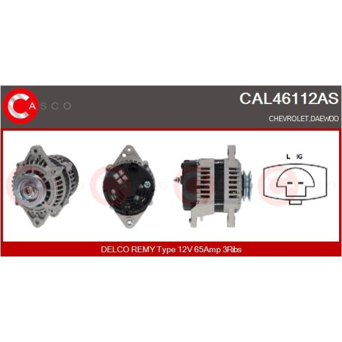 CASCO Generator CAL46112AS CASCO Generator CAL46112AS