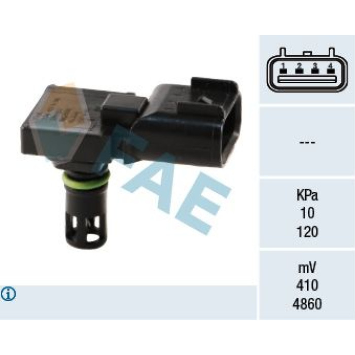 FAE Sensor, Saugrohrdruck 15039 FAE Sensor, Saugrohrdruck 15039