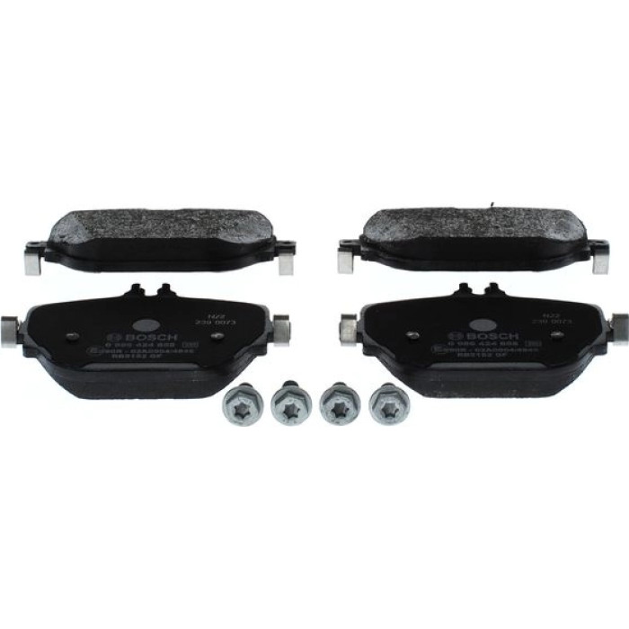 Bosch Bremsbelagsatz Hinterachse 0 986 424 858 Bosch Bremsbelagsatz Hinterachse 0 986 424 858