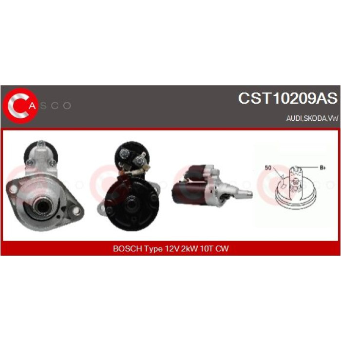 CASCO Anlasser CST10209AS CASCO Anlasser CST10209AS