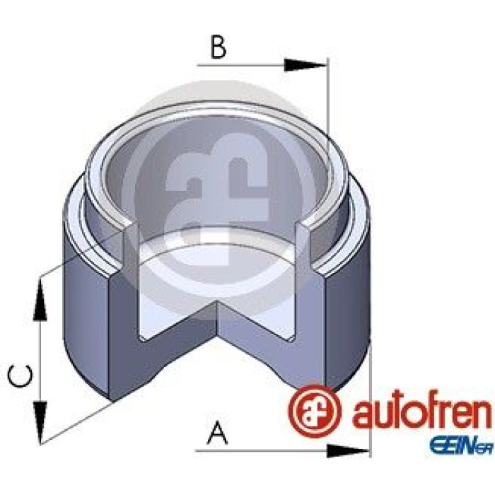 Autofren Kolben, Bremssattel D025127 Autofren Kolben, Bremssattel D025127