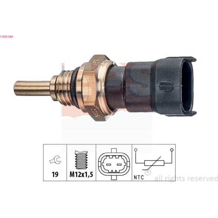 EPS Temperatursensor 1.830.386 EPS Temperatursensor 1.830.386