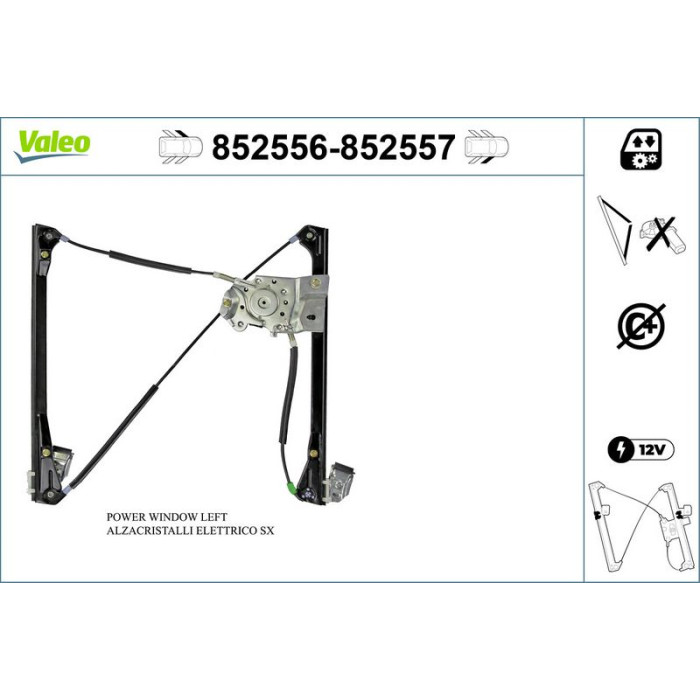 Valeo Fensterheber 852556 Valeo Fensterheber 852556