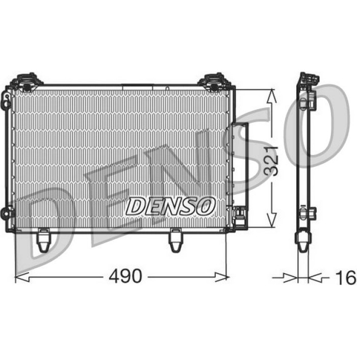 Denso Klimakondensator DCN50002 Denso Klimakondensator DCN50002