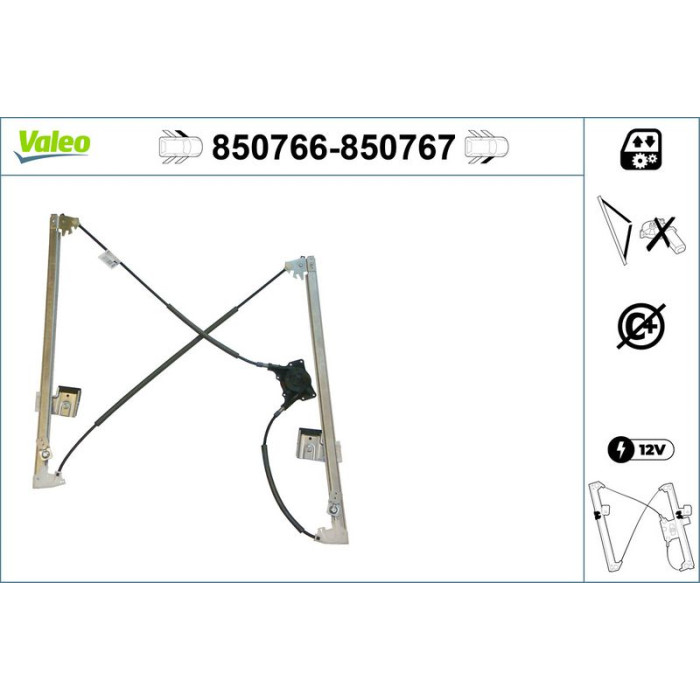VALEO 850766 Fensterheber-Gleitstück VALEO 850766 Fensterheber-Gleitstück