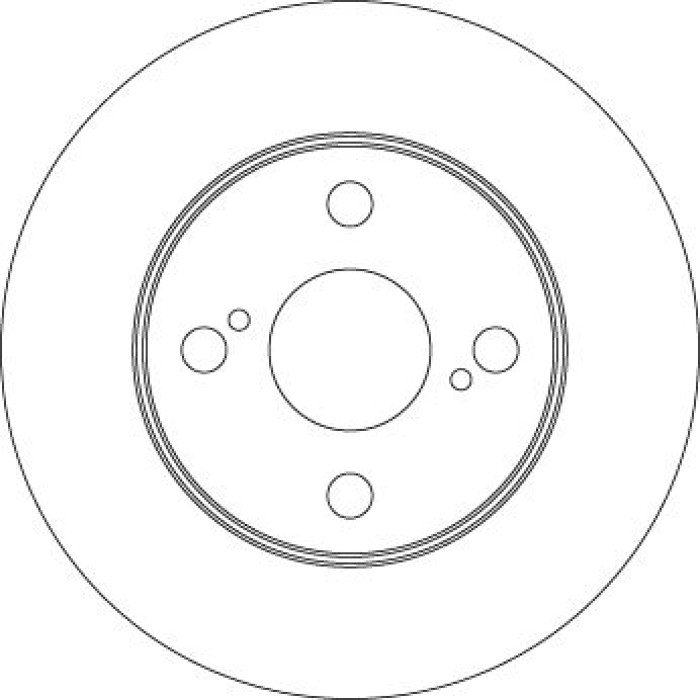 TRW Bremsscheibe Hinterachse DF4827 TRW Bremsscheibe Hinterachse DF4827