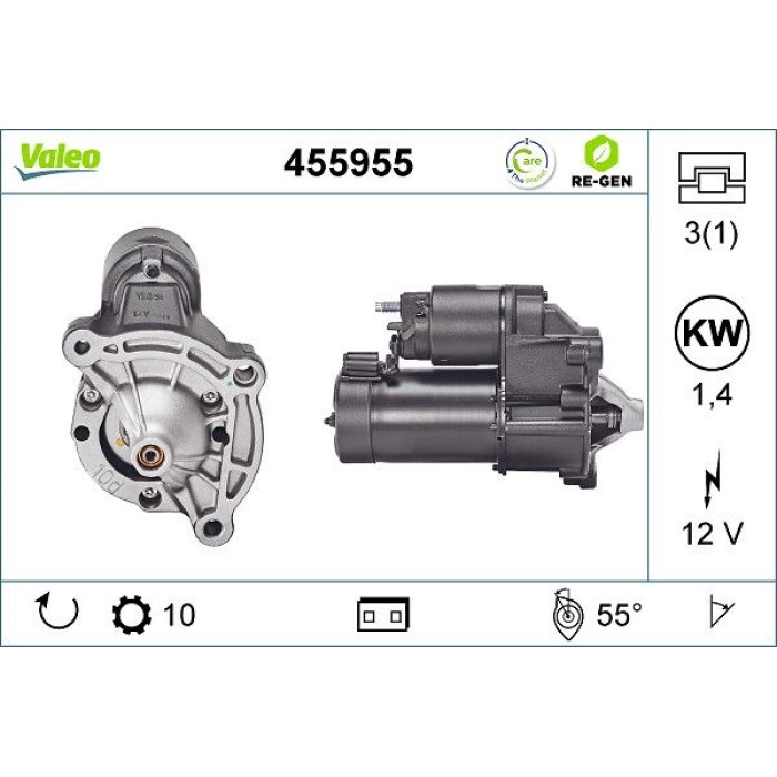 Valeo Anlasser 455955 Valeo Anlasser 455955