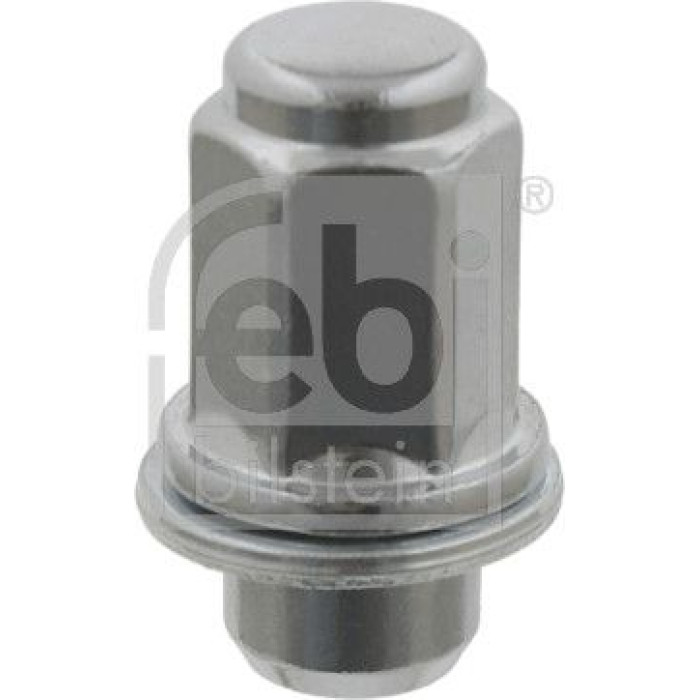 febi bilstein 46662 Radmutter – M12 x 1,5, Flachbund, SW 21 mm, Höhe 48 mm febi bilstein 46662 Radmutter – M12 x 1,5, Flachbund, SW 21 mm, Höhe 48 mm
