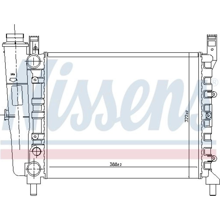 Nissens Wasserkühler PKW 61940 Nissens Wasserkühler PKW 61940