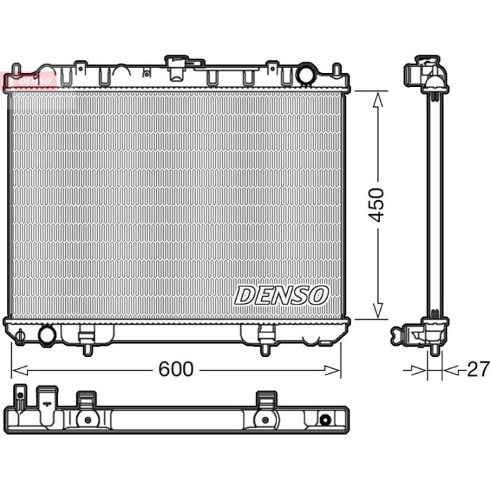Denso Motorkühler DRM46039 Denso Motorkühler DRM46039