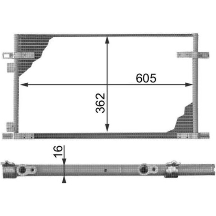 MAHLE Kondensator, Klimaanlage AC 278 000P MAHLE Kondensator, Klimaanlage AC 278 000P