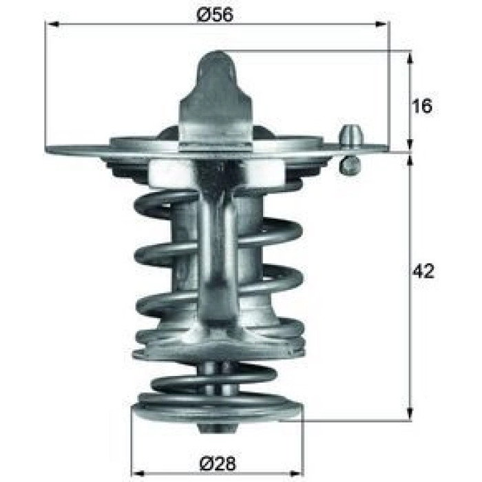 TX 83 76D MAHLE Kühlmittelthermostat TX 83 76D, 76 °C – u. a. für Mitsubishi 3000 Gt Coupé (Z1_A), Lancer V (CB_A, CD_A, CE_A), V Station Wagon (CB_W, CD_W) – OE Nummer MD 164541 - l TX 83 76D MAHLE Kühlmittelthermostat TX 83 76D, 76 °C – u. a. für Mitsubishi 3000 Gt Coupé (Z1_A), Lancer V (CB_A, CD_A, CE_A), V Station Wagon (CB_W, CD_W) – OE Nummer MD 164541 - l