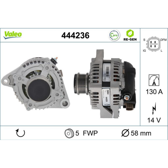 Valeo Lichtmaschine 444236 Valeo Lichtmaschine 444236