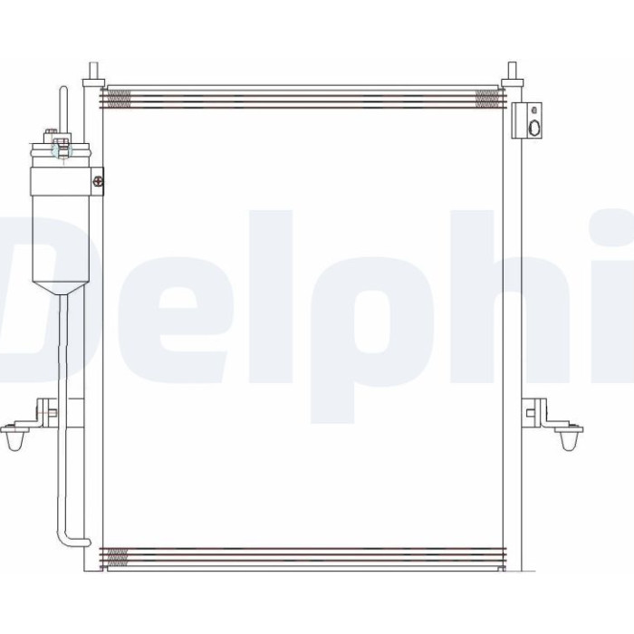 Delphi Klimakondensator CF20286 Delphi Klimakondensator CF20286