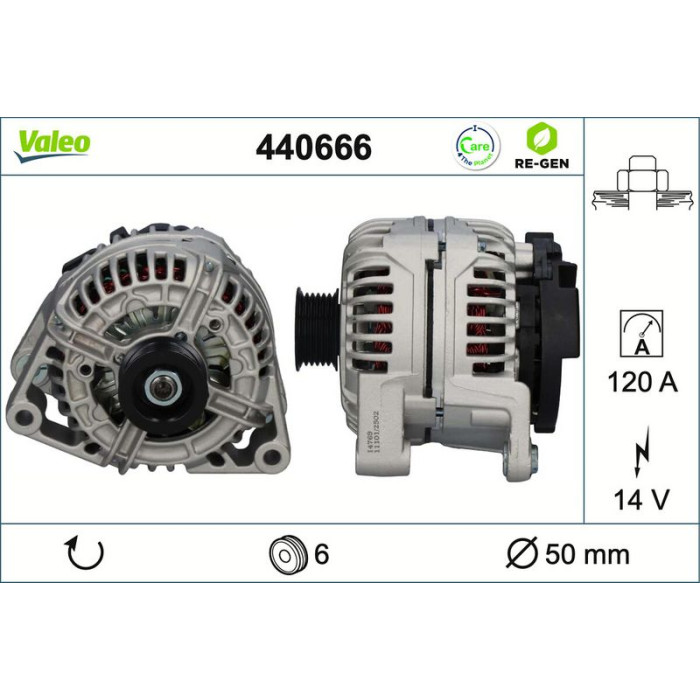 Valeo Lichtmaschine 440666
