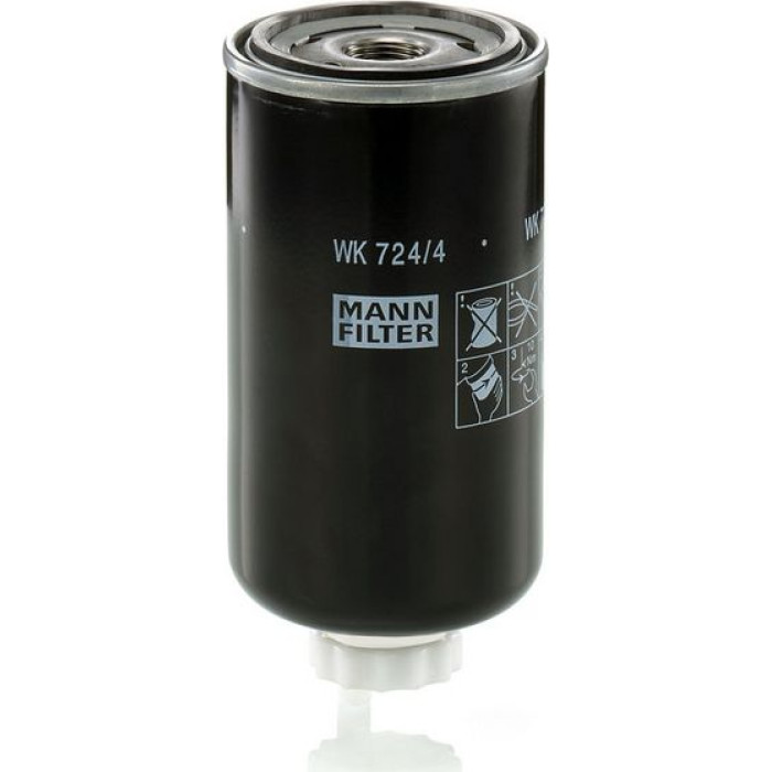 MANN-FILTER Kraftstofffilter WK 724/4 MANN-FILTER Kraftstofffilter WK 724/4