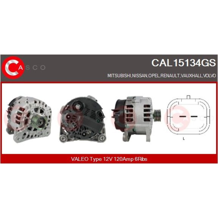 CASCO Generator CAL15134GS CASCO Generator CAL15134GS