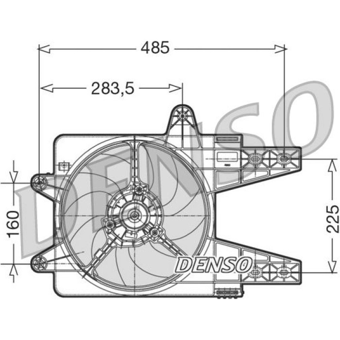 Denso Kühlerlüfter DER13003 Denso Kühlerlüfter DER13003