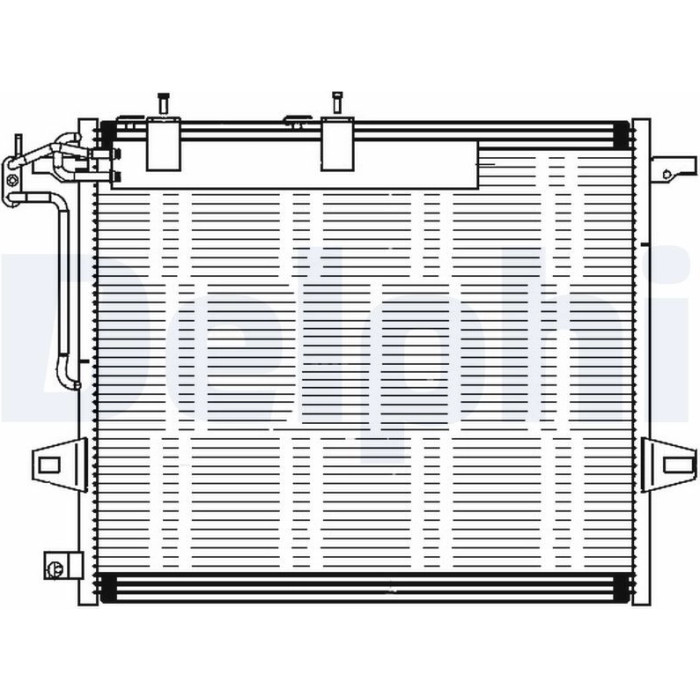 Delphi Klimakondensator TSP0225687 Delphi Klimakondensator TSP0225687