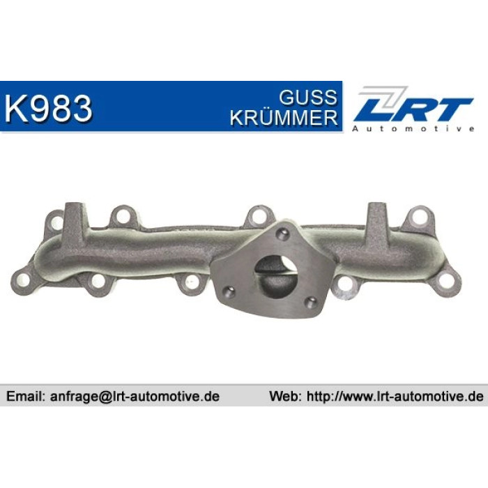 Auspuff-Gußkrümmer K983 Auspuff-Gußkrümmer K983