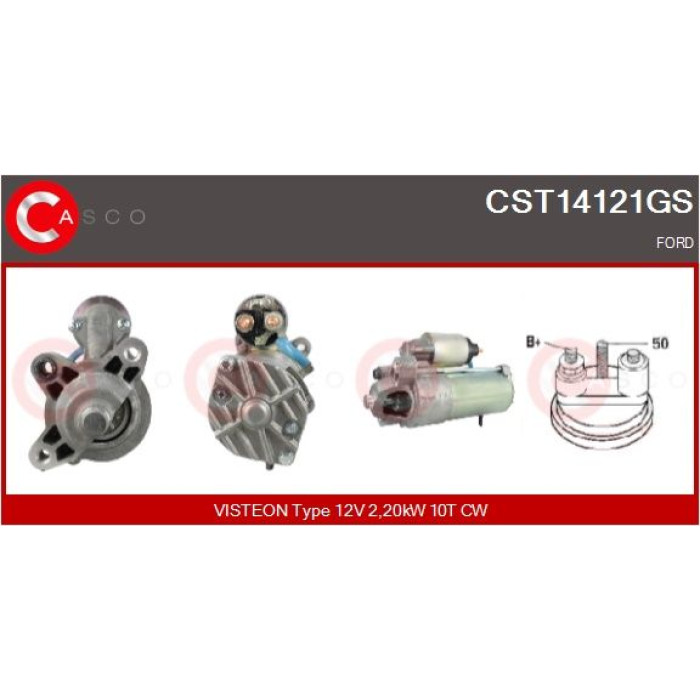 CASCO Anlasser CST14121GS CASCO Anlasser CST14121GS