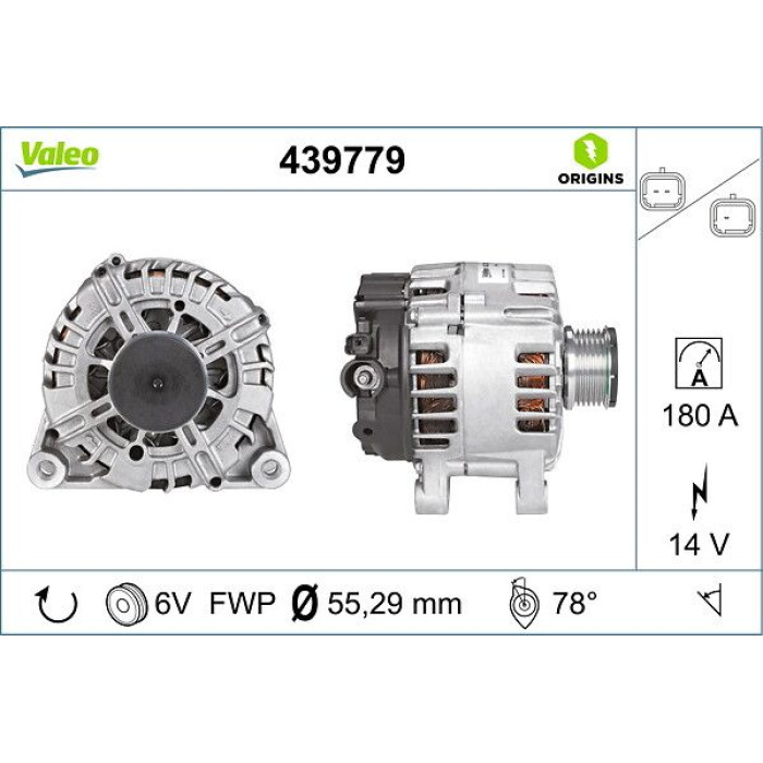 Valeo Lichtmaschine 439779 Valeo Lichtmaschine 439779