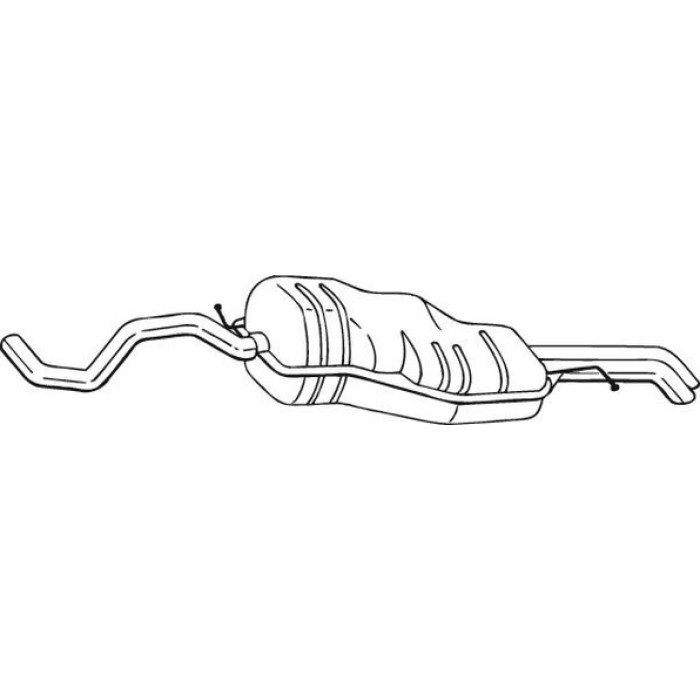 Bosal Schalldämpfer 282-131 Bosal Schalldämpfer 282-131