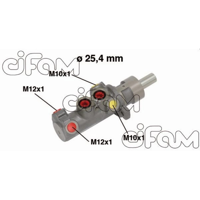51 401 048 Hauptbremszylinder 202-641 51 401 048 Hauptbremszylinder 202-641