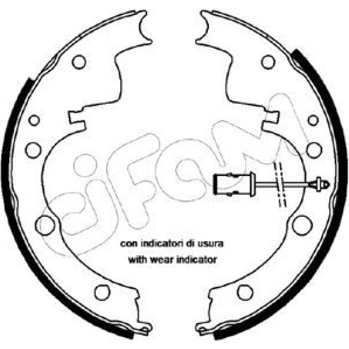 CIFAM Bremsbackensatz 153-065