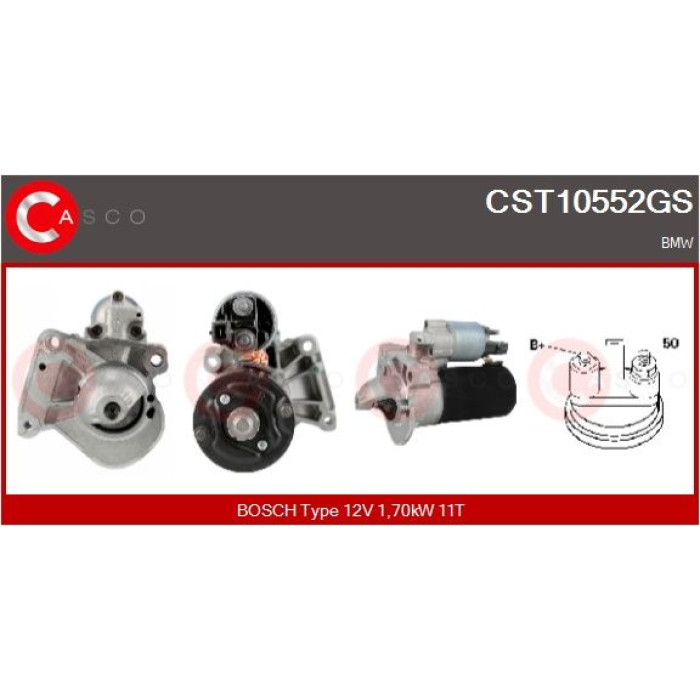 CASCO Anlasser CST10552GS CASCO Anlasser CST10552GS