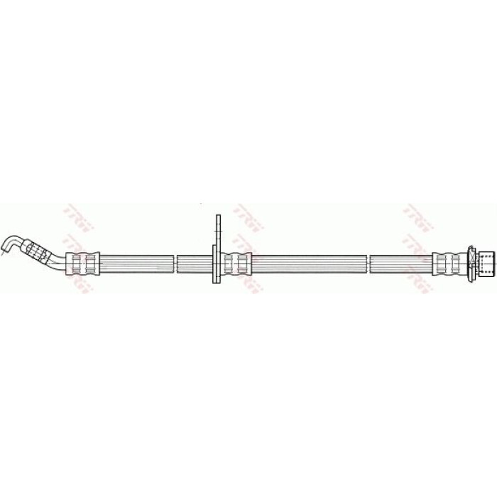 TRW Bremsschlauch Hinterachse rechts PHD642 TRW Bremsschlauch Hinterachse rechts PHD642