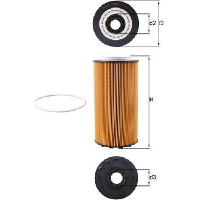 Mahle Original Ölfilter OX 1293D Mahle Original Ölfilter OX 1293D