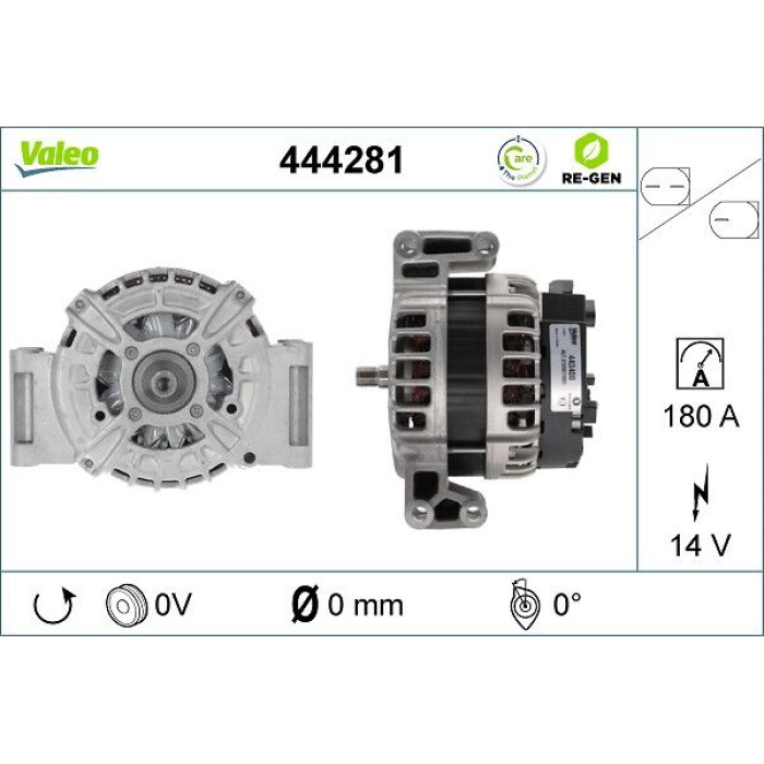 Valeo Lichtmaschine 444281 Valeo Lichtmaschine 444281