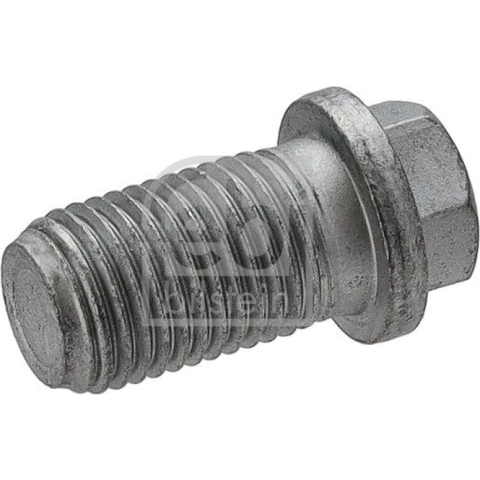 febi bilstein 08277 Ölablassschraube ohne Dichtring M14 x 1,5 – Gesamtlänge 33 mm, Länge unter Kopf 24 mm, Gewindelänge 20 mm, Außensechskant, SW 13 mm, Stahl, Außendurchmesser 19 mm, OE 05073945AA / K05073945AA febi bilstein 08277 Ölablassschraube ohne Dichtring M14 x 1,5 – Gesamtlänge 33 mm, Länge unter Kopf 24 mm, Gewindelänge 20 mm, Außensechskant, SW 13 mm, Stahl, Außendurchmesser 19 mm, OE 05073945AA / K05073945AA