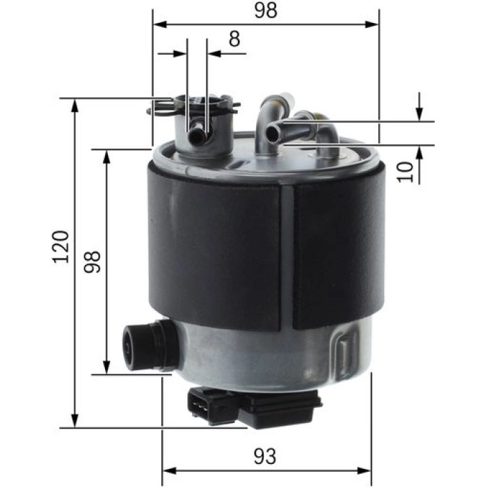 F 026 402 126 Bosch Kraftstofffilter F 026 402 126 F 026 402 126 Bosch Kraftstofffilter F 026 402 126