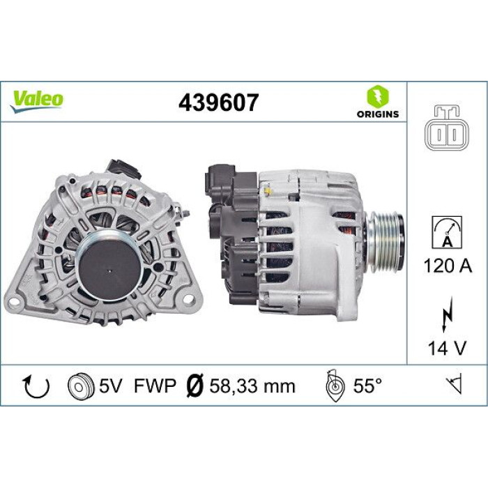 Valeo Lichtmaschine 439607 Valeo Lichtmaschine 439607
